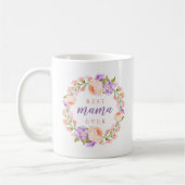 Beste Mama ooit Bloemen Moederdag Gift Koffiemok (Links)