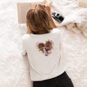 Beste mama ooit | Blooming Wildbloemen Hart Foto Tri-Blend Shirt