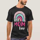 Beste mama ooit Boho Rainbow Happy Moederdag Gran T-shirt (Voorkant)
