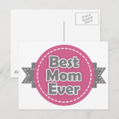 Beste mama ooit briefkaart (Voorkant / Achterkant)