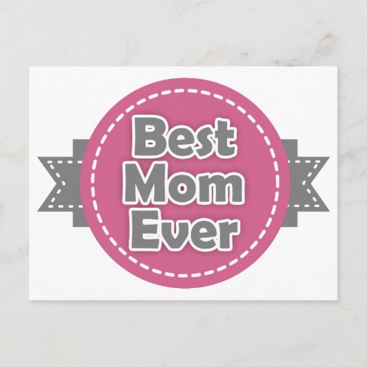 Beste mama ooit briefkaart (Voorkant)