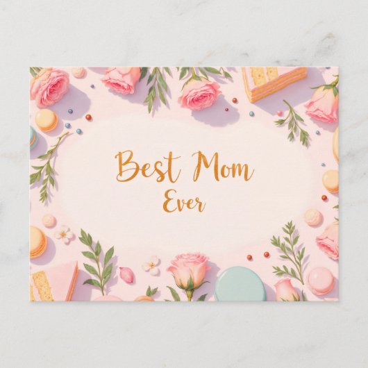 Beste mama ooit briefkaart (Voorkant)