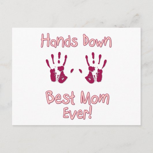 Beste mama ooit briefkaart (Voorkant)