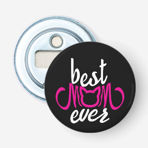 Beste mama ooit button flesopener