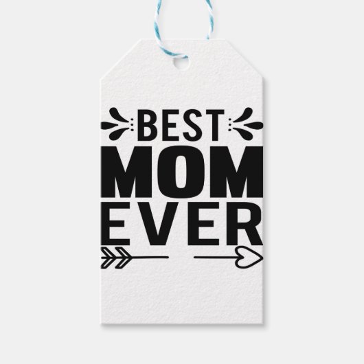 Beste mama ooit! cadeaulabel (Voorkant)