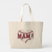 Beste mama ooit Canvas tas | Retro Moederdag cadea (Achterkant)