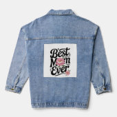 "Beste mama ooit" Denim Jacket (Achterkant)