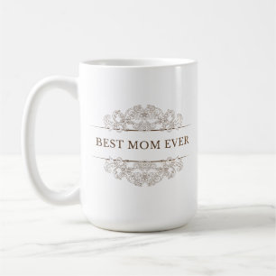 "Beste mama ooit" elegant script Koffiemok