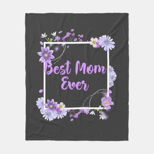 Beste mama ooit fleece deken (Voorkant)