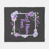 Beste mama ooit fleece deken (Voorkant (Horizontaal))