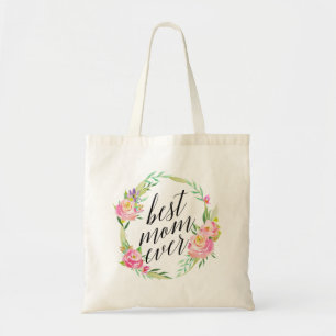 beste mama ooit Floral Wreate Tote Bag