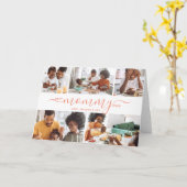 Beste mama ooit Foto Collage Moederdag Gift Mo Kaart (Gele Bloem)