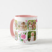 Beste Mama Ooit Foto Collage Moederdag Mok (Voorkant links)