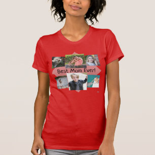 Beste mama ooit! Foto T-Shirt - HAMbWG