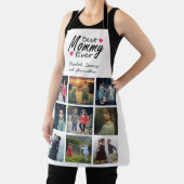 Beste mama ooit fotocollage moderne Moederdag Schort (Insitu)