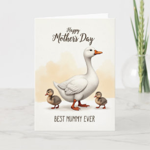 Beste mama ooit Gans kaart