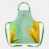 Beste Mamá ooit! Geel Schort voor multifunctionele (Voorkant)