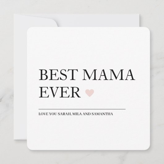 Beste mama ooit | Gelukkige Moederdag (Voorkant)