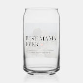Beste mama ooit | Gelukkige Moederdag Blikvorm Glas (Voorkant)