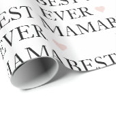Beste mama ooit | Gelukkige Moederdag Cadeaupapier (Rol Hoek)