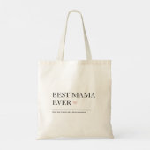 Beste mama ooit | Gelukkige Moederdag Tote Bag (Achterkant)
