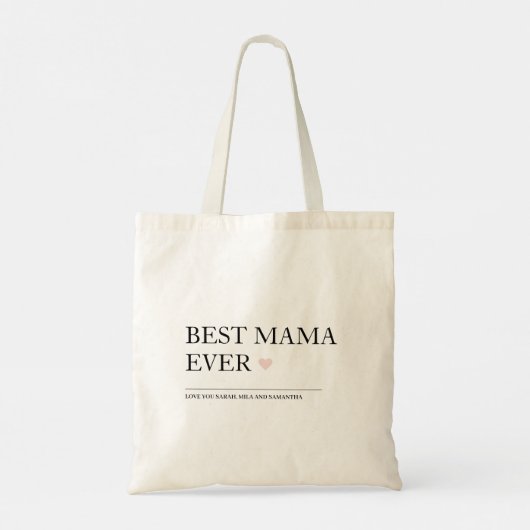 Beste mama ooit | Gelukkige Moederdag Tote Bag (Achterkant)