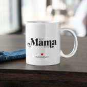 Beste mama ooit gepersonaliseerd tweekleurige koffiemok