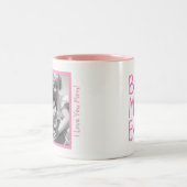 Beste mama ooit! Gepersonaliseerd Tweekleurige Koffiemok (Center)