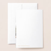 Beste mama ooit Gold Foil Foto Aangepaste Folie va Kaarten (Met envelop)