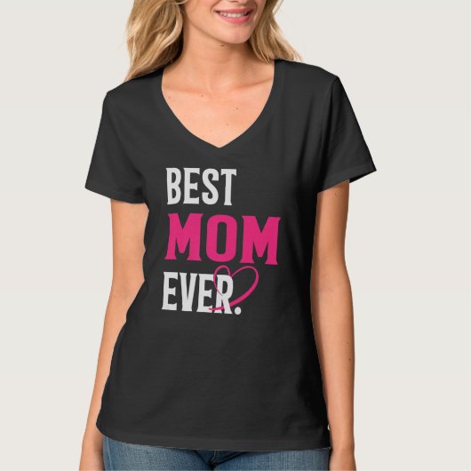 Beste mama ooit grappny mam Lover Moederdag T-shirt (Voorkant)