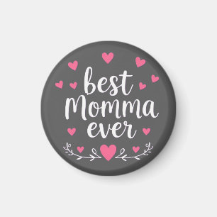 Beste mama ooit grijs magneet