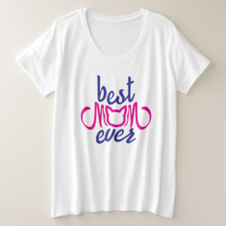 Beste mama ooit grote maat t-shirt