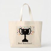 Beste mama ooit grote tote bag (Voorkant)