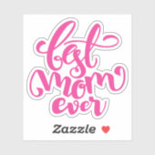 Beste mama ooit | HAPPY Birthday Sticker (Vel)