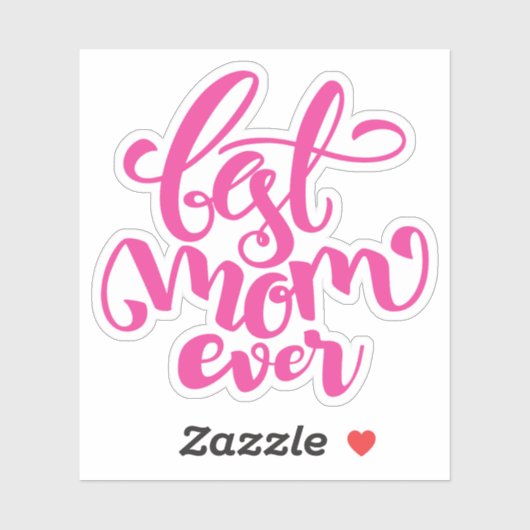 Beste mama ooit | HAPPY Birthday Sticker (Vel)