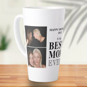 Beste mama ooit Happy Moeder Dag 2 Foto Collage Latte Mok