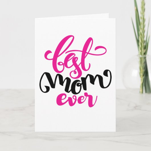Beste mama ooit | HAPPY MOEDERDAG Kaart (Voorkant)