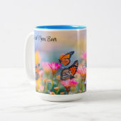 Beste mama ooit, Happy Moederdag Tweekleurige Koffiemok (Voorkant links)