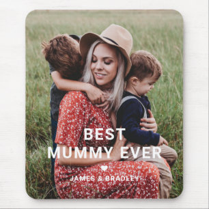 Beste Mama Ooit Hart Foto Moederdag Muismat