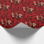 Beste mama ooit hoort rode rozen Floral Cadeaupapier (Hoek)