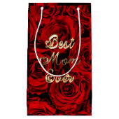 Beste mama ooit hoort rode rozen Floral Klein Cadeauzakje (Voorkant)