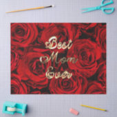 Beste mama ooit hoort rode rozen Floral Tissuepapier (Craft)