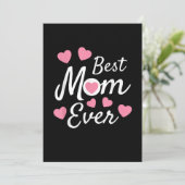 Beste mama ooit kaart (Staand voorkant)