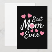 Beste mama ooit kaart (Voorkant / Achterkant)