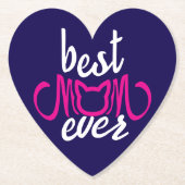 Beste mama ooit kartonnen onderzetters (Voorkant)