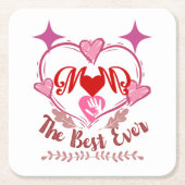 Beste mama ooit kartonnen onderzetters (Voorkant)