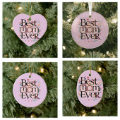 Beste mama ooit keramisch ornament