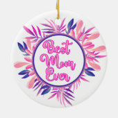 Beste mama ooit keramisch ornament (Achterkant)