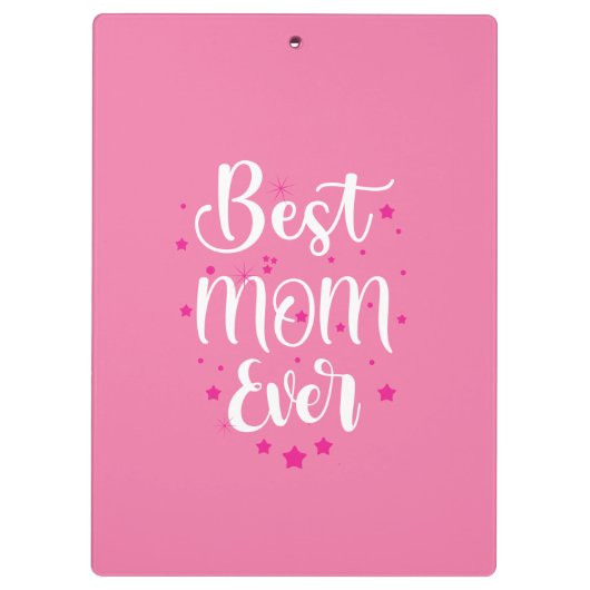 Beste mama ooit klembord (Achterkant)