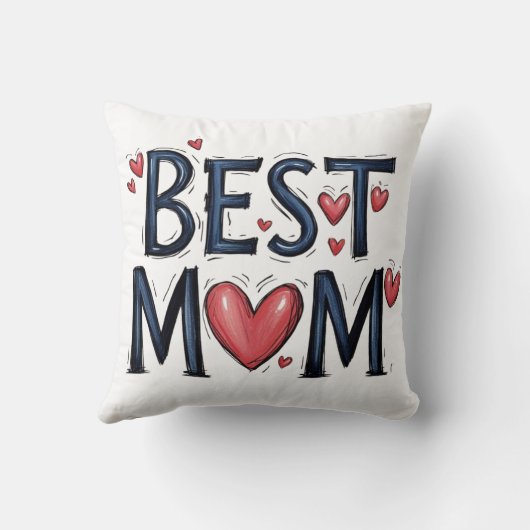 Beste mama ooit kussen (Achterkant)